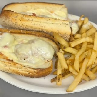 Meat Ball Parm Grinder Deluxe