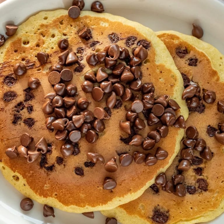 Indulge in Our Decadent Chocolate Chip Pancakes