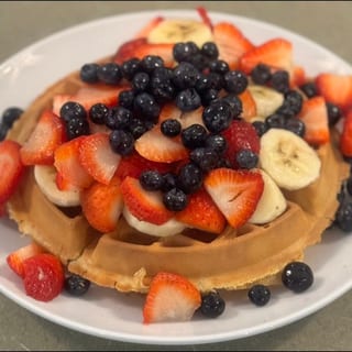 Fresh Fruit Waffle