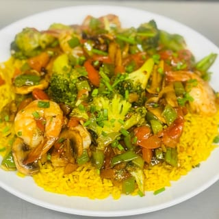 Shrimp Teriyaki Rice Bowl