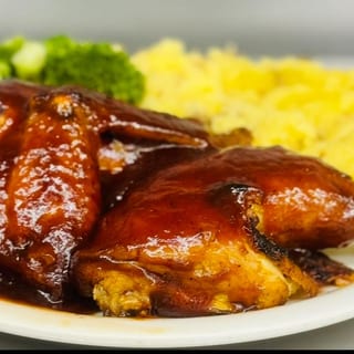 BBQ Broiled Half Chicken