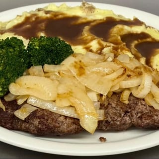 Chopped Angus Beef Hamburger Steak