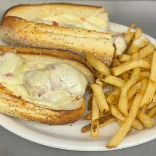 Meat Ball Parm Grinder Deluxe